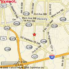 map Map to our Hickory offices.